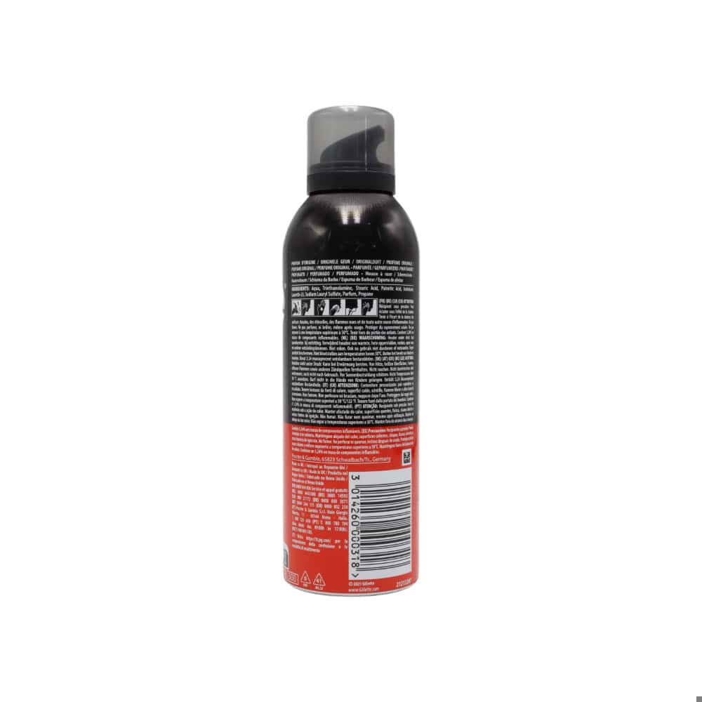 Espuma de afeitar clásica con fragancia original Gillette (200 ml) - Miniatura 5