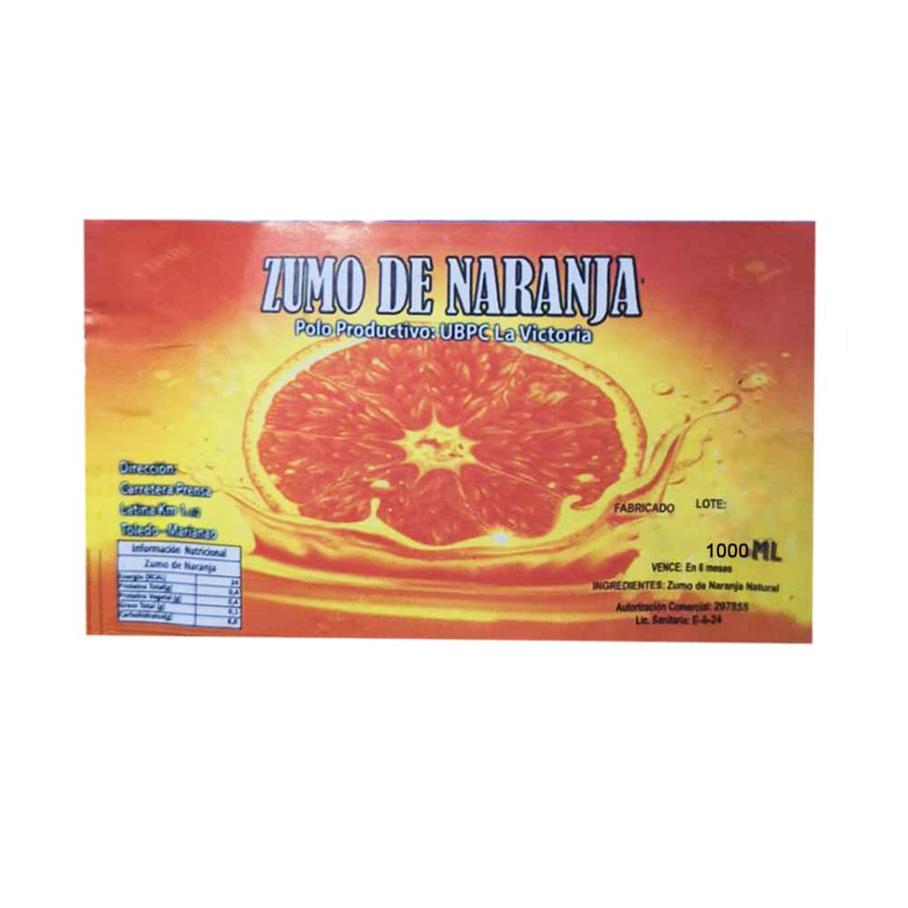 Zumo de naranja (5 x 1 L) - Miniatura 2