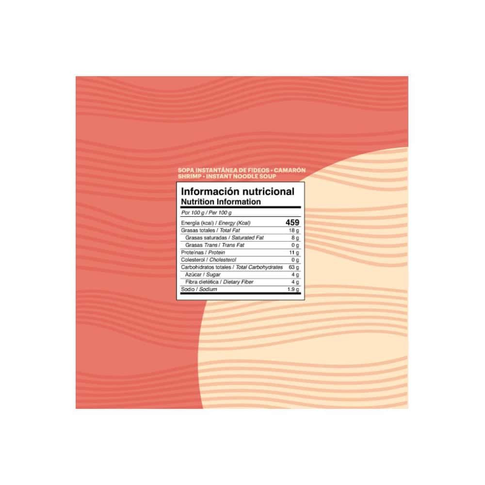 Sopa instantánea de fideos con sabor a camarón YEYA (40 x 75 g / 2.6 oz) - Miniatura 2