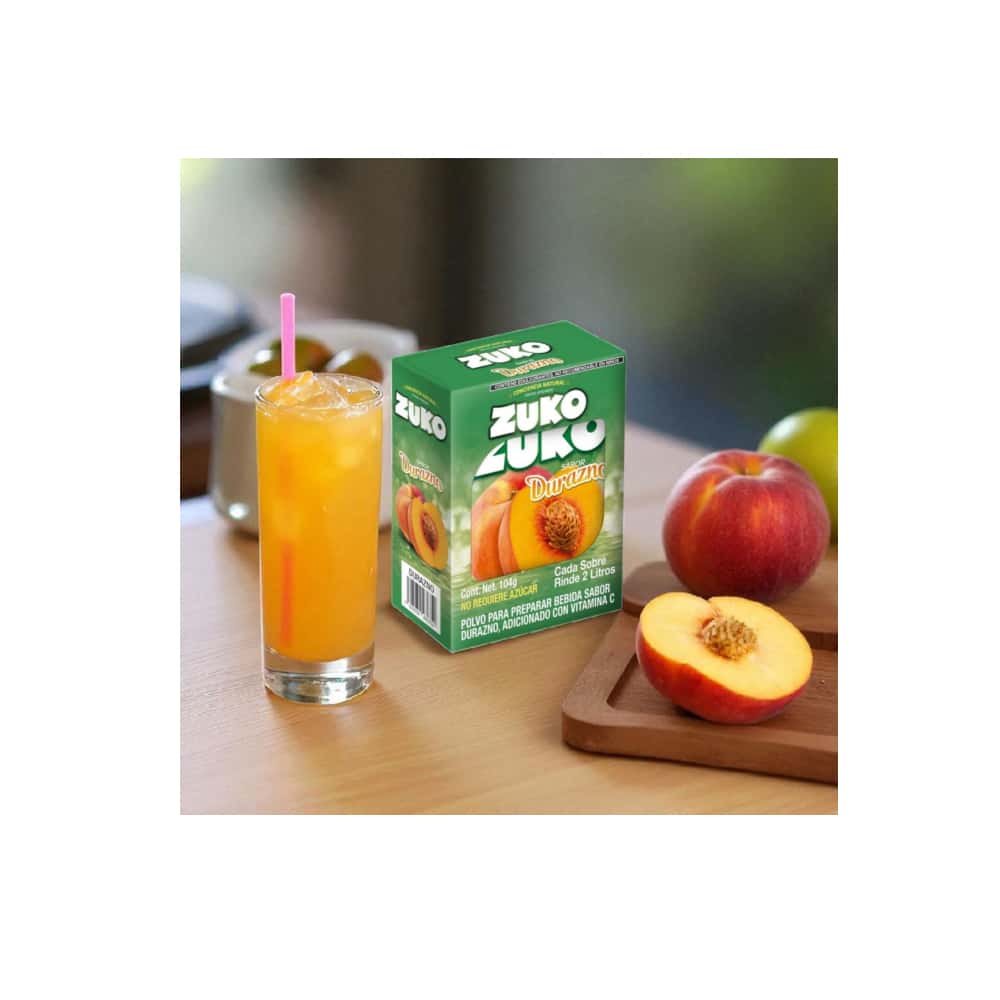 Refresco instantáneo sabor durazno Zuko (104 g / 3.67 oz) - Miniatura 5
