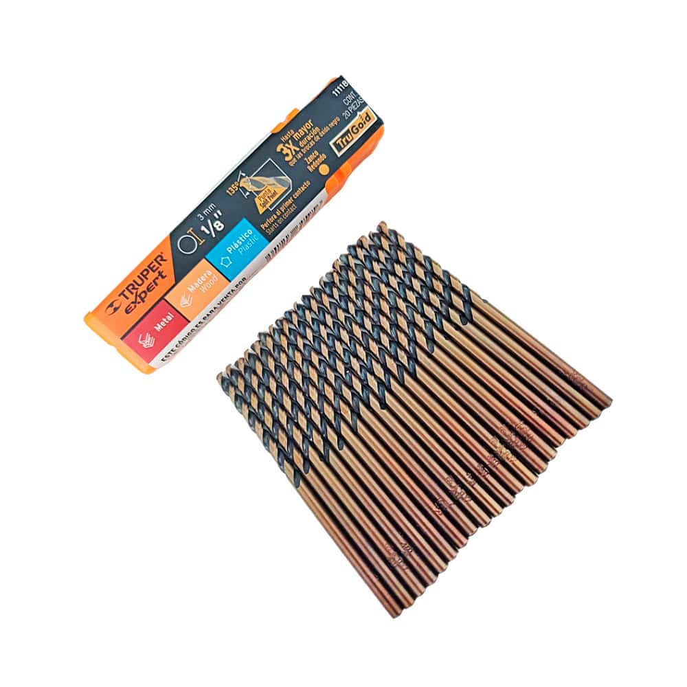 Estuche de 20 barrenas 3 mm Truper - Miniatura 1