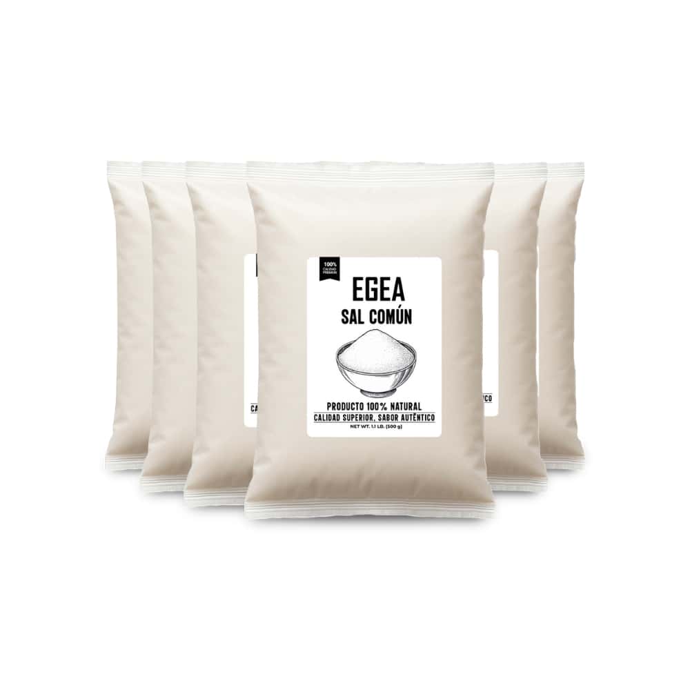 Sal común EGEA (6 x 500 g / 1.1 lb) - Miniatura 1