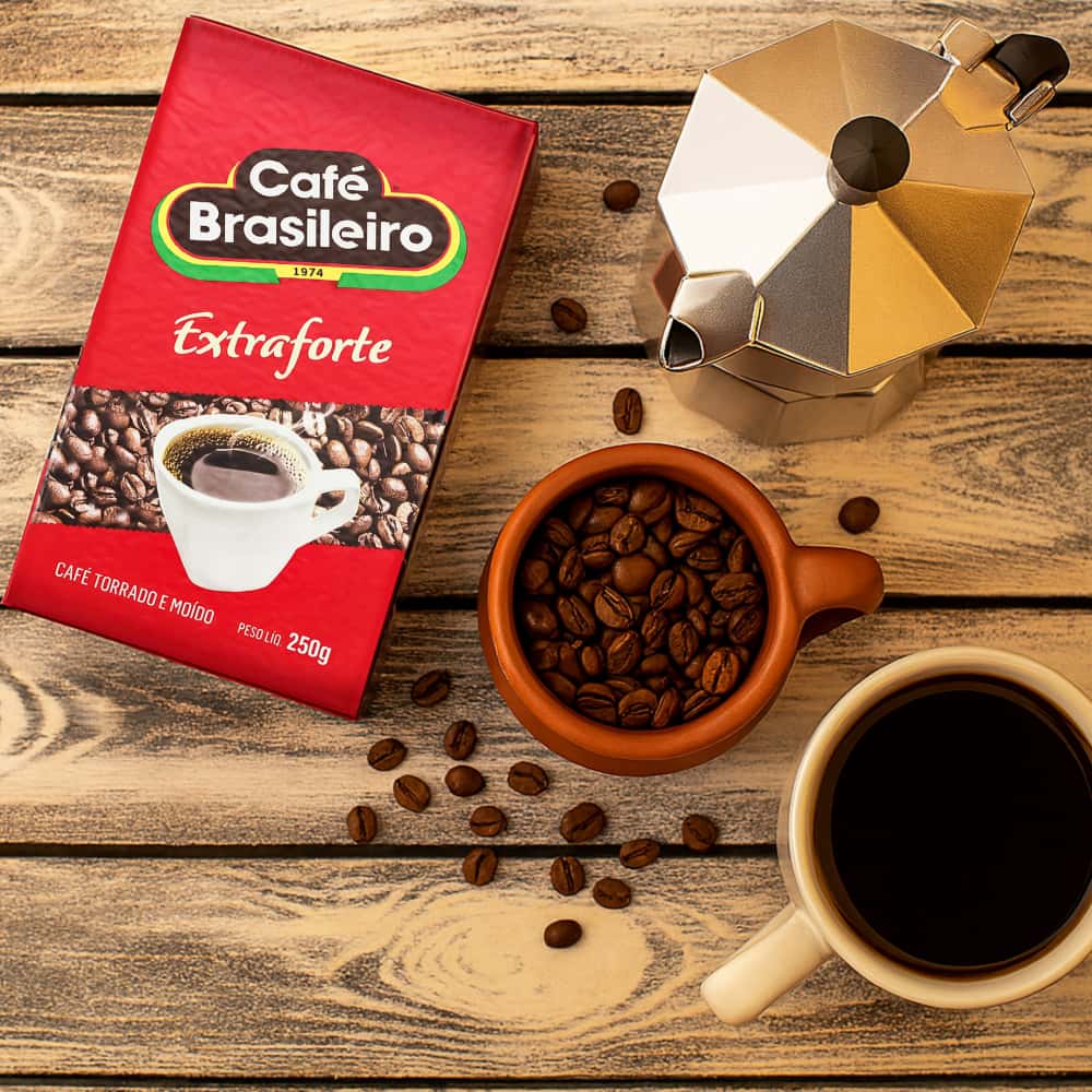 Café extra fuerte Brasileiro (5 x 250 g / 8.8 oz) - Miniatura 5
