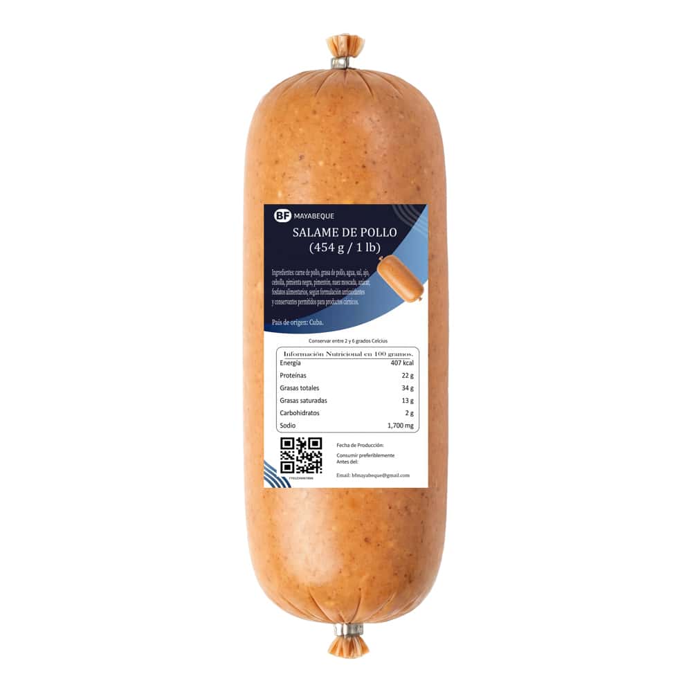 Salame de pollo BF Mayabeque (454 g / 1 lb) - Miniatura 1
