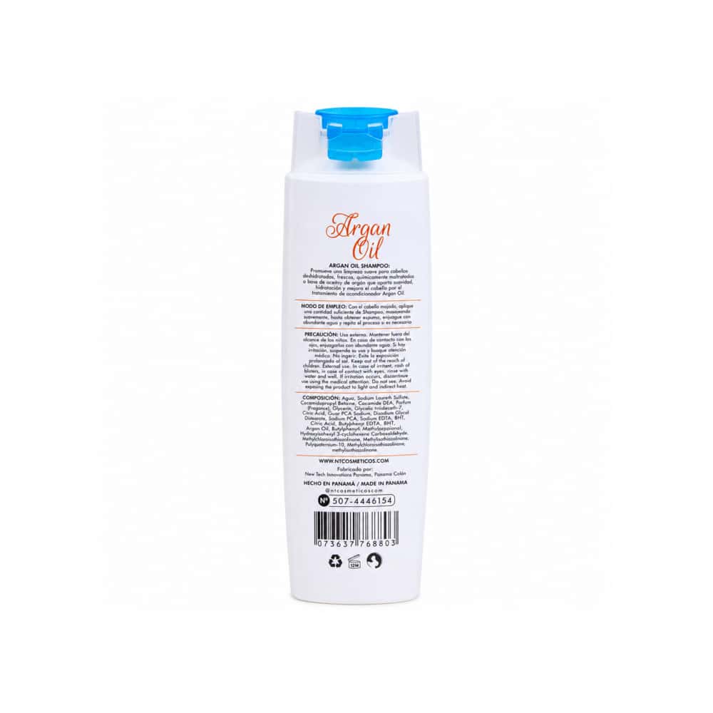 Champú brasileño a base de aceite de argán sin sal NT (500 ml) - Miniatura 2