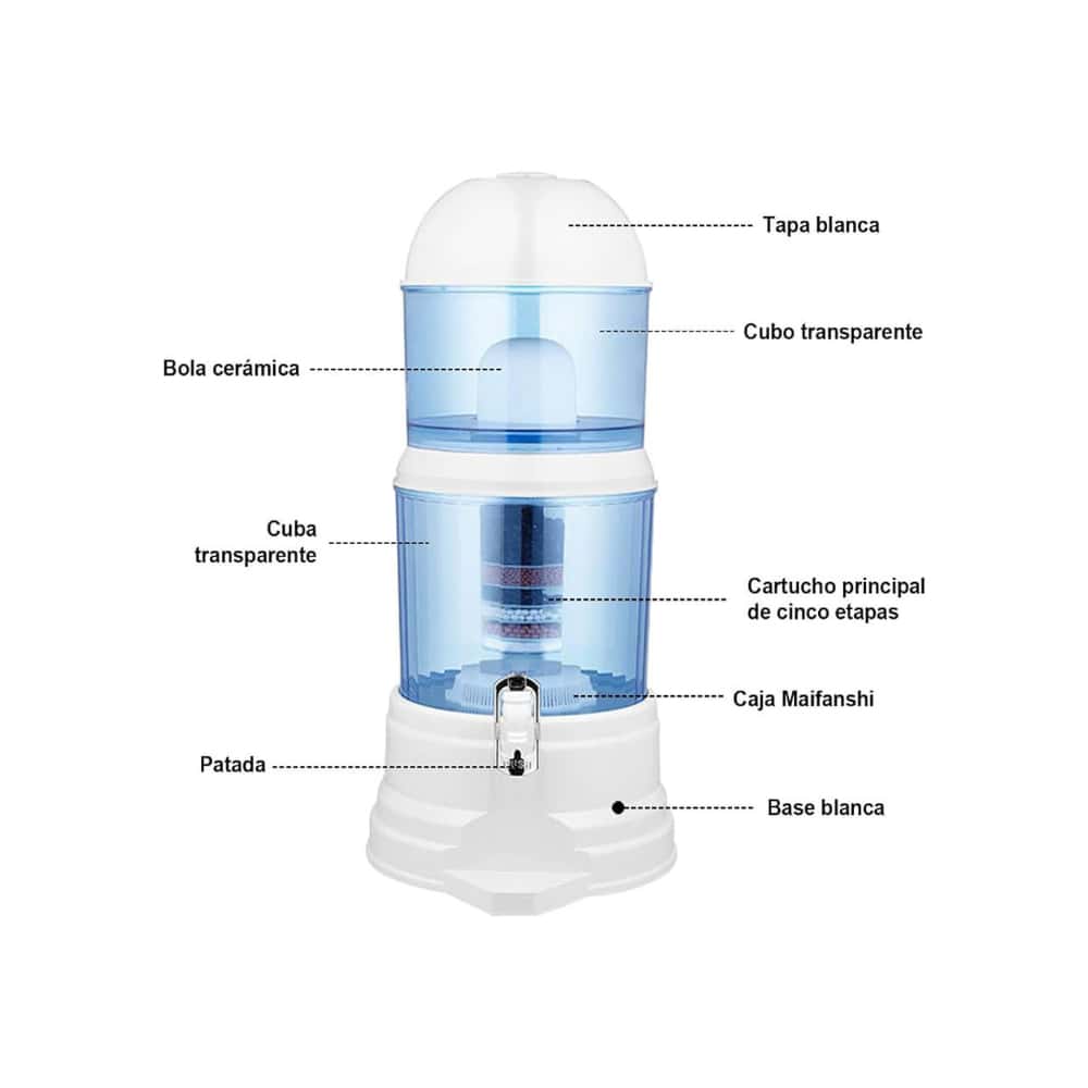 Filtro purificador de agua de 16 L Korea King - Miniatura 2