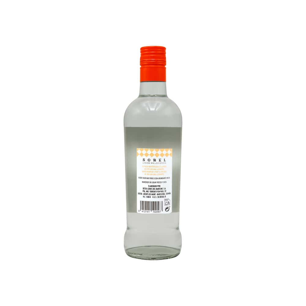Licor de melocotón 16 % vol Sorel (700 ml) - Miniatura 2