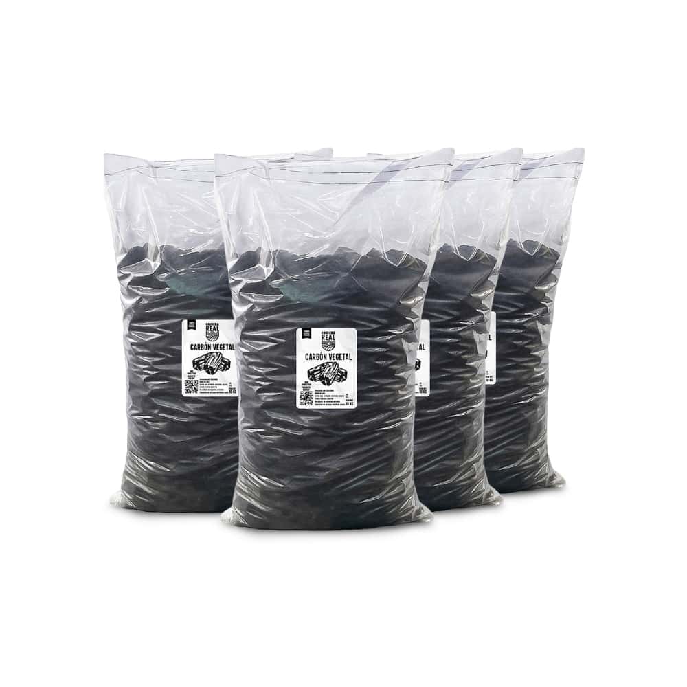 Carbón vegetal Cosecha Real (4 x 10 kg / 22 lb) - Miniatura 1