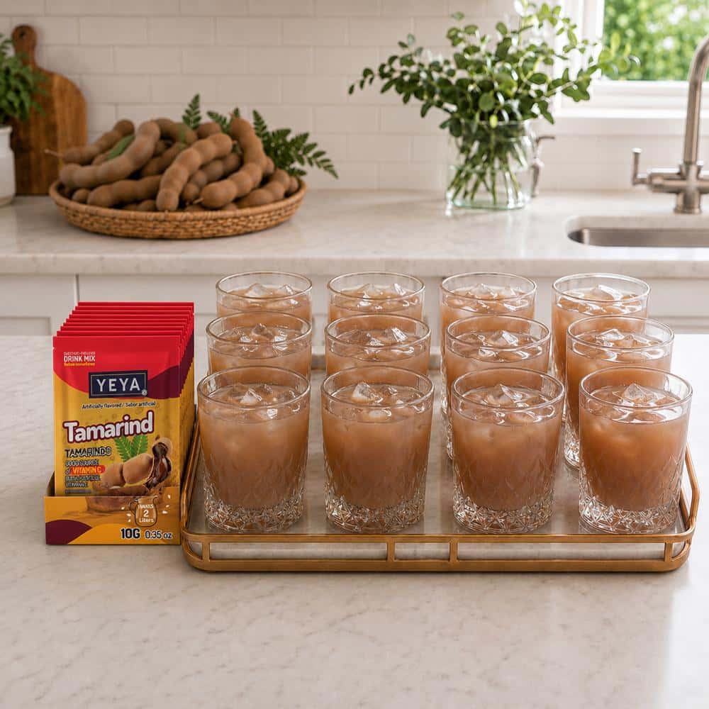Refresco instantáneo sabor tamarindo YEYA (26 x 10 g / 0.35 oz) - Miniatura 3