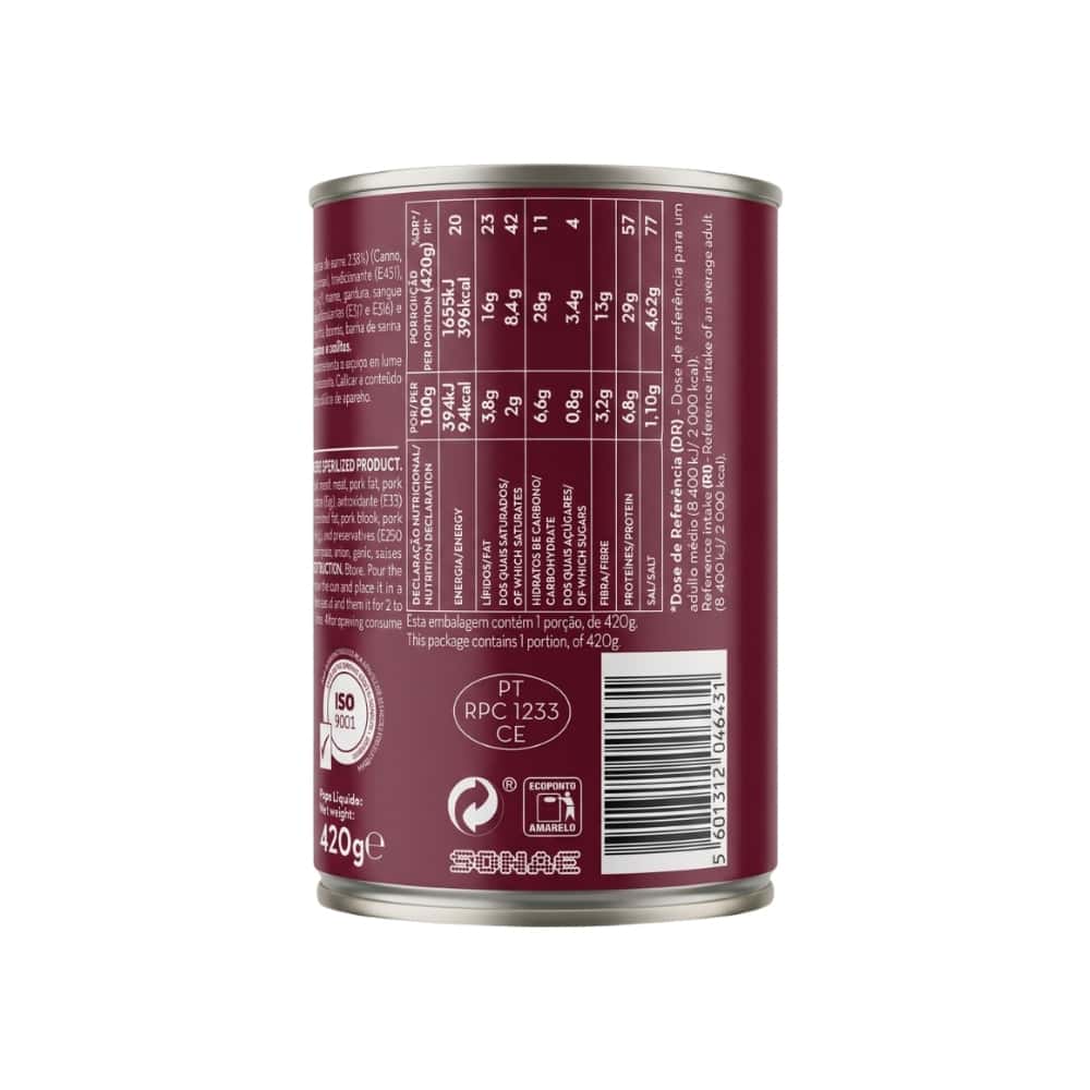 Feijoada Transmontana Continente (420 g / 14.82 oz) - Miniatura 2