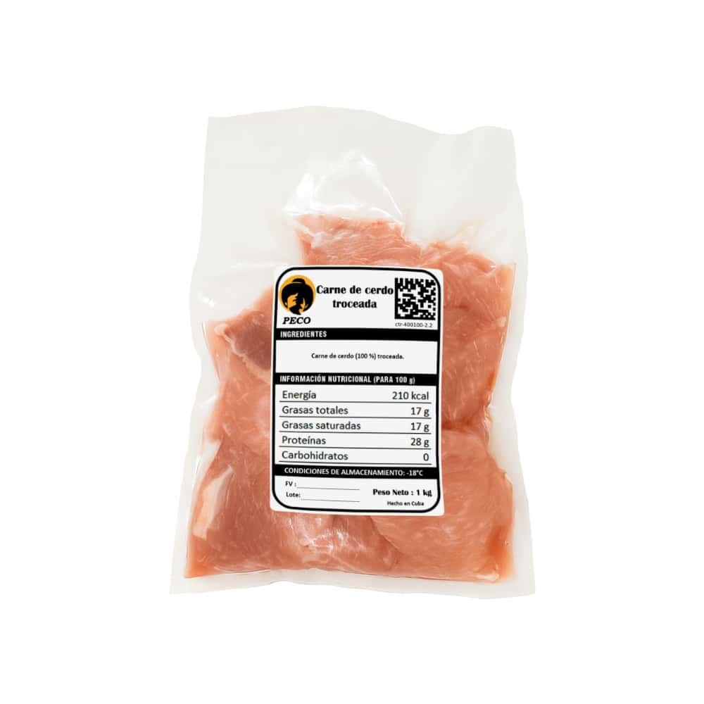 Carne de cerdo troceada Peco (1 kg / 2.2 lb) - Miniatura 2