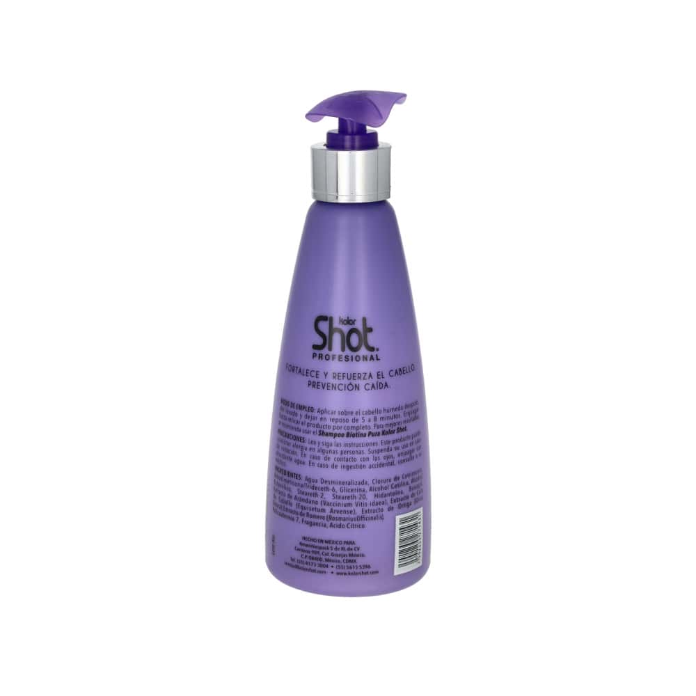 Mascarilla fortificante biotina pura Kolor Shot (300 ml / 10.14 fl. Oz) - Miniatura 6