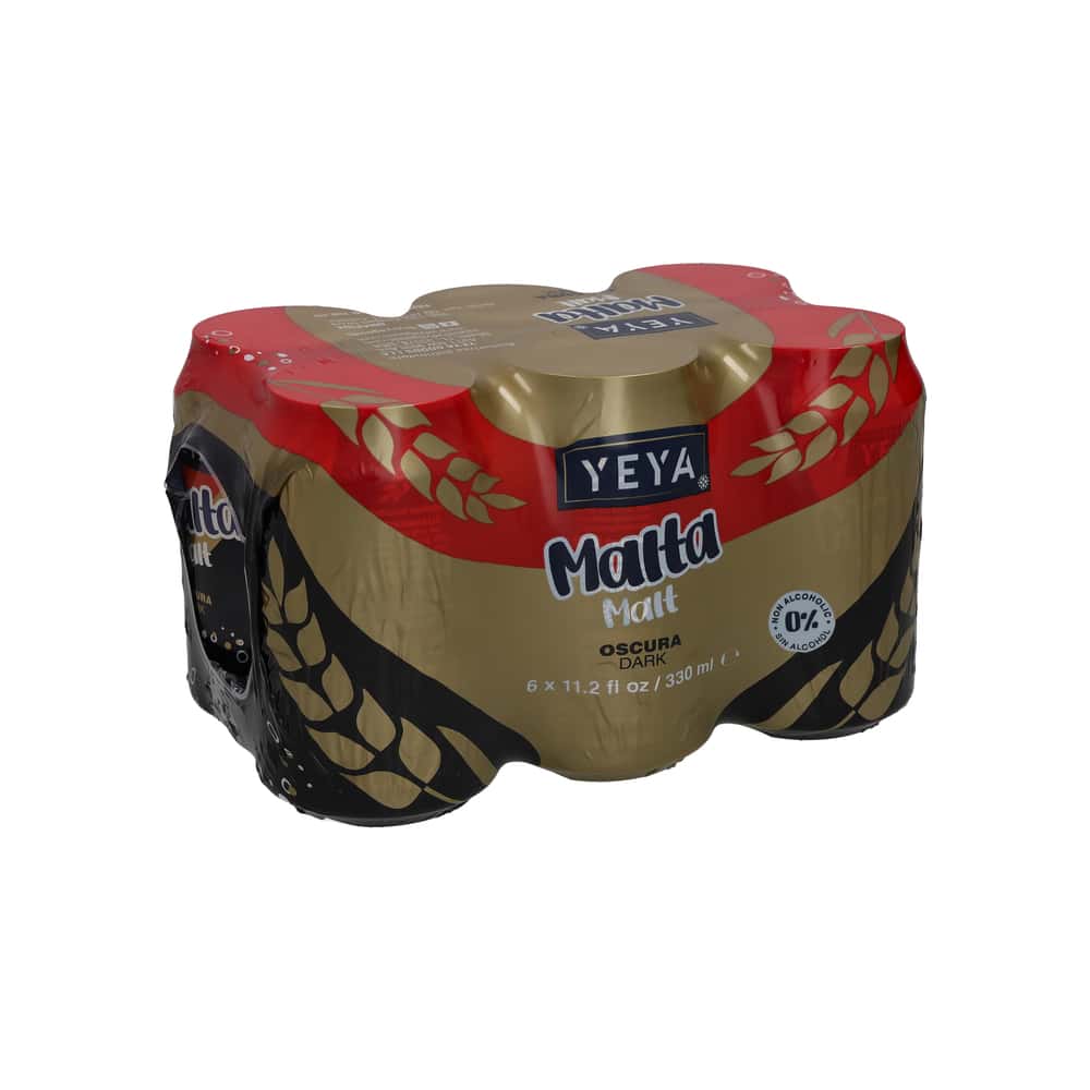 Malta oscura YEYA (6 x 330 ml) - Miniatura 3