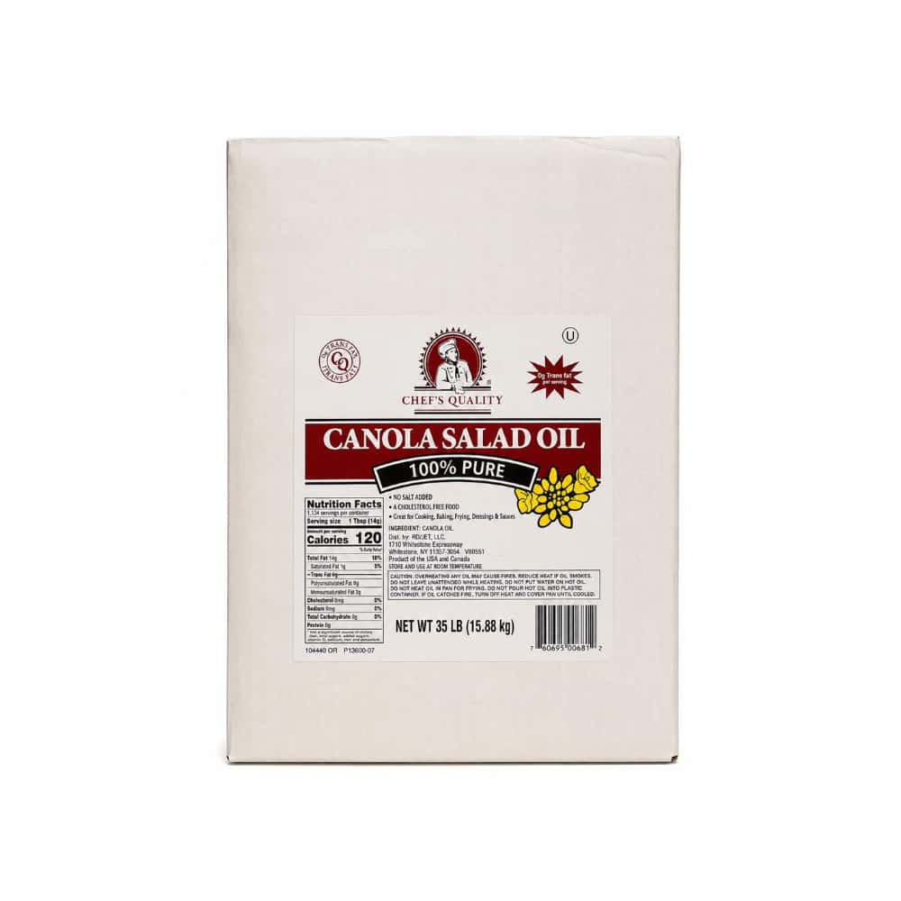 Aceite de canola para ensaladas 100% puro Chef´s Quality (15.88 kg / 35 lb) - Miniatura 1