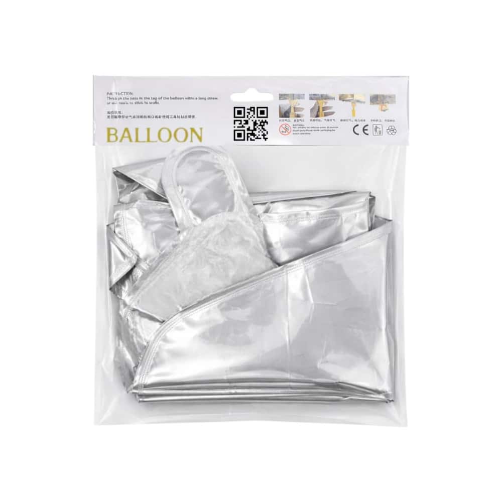 Globo "Love" en plateado Ballon - Miniatura 3