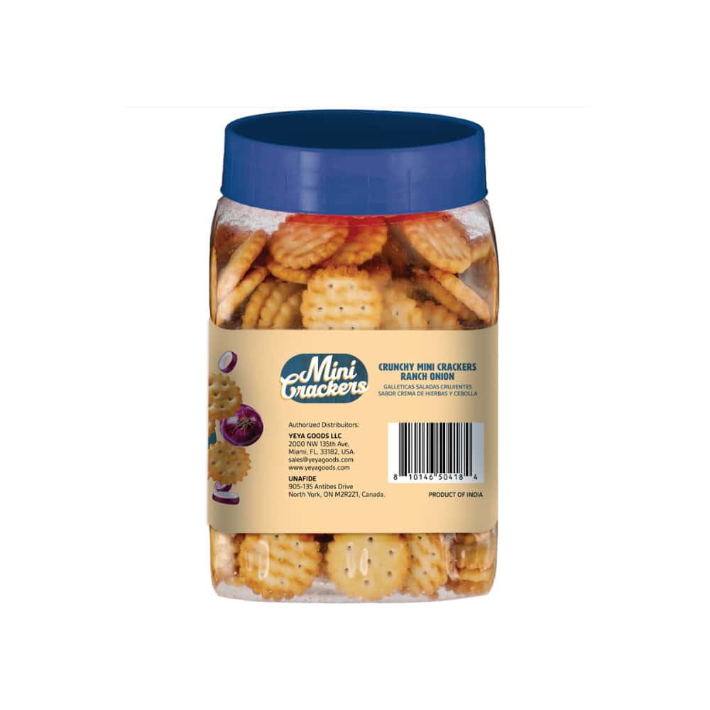 Galleticas saladas sabor crema de hierbas y cebolla YEYA (227 g / 8 oz) - Miniatura 2