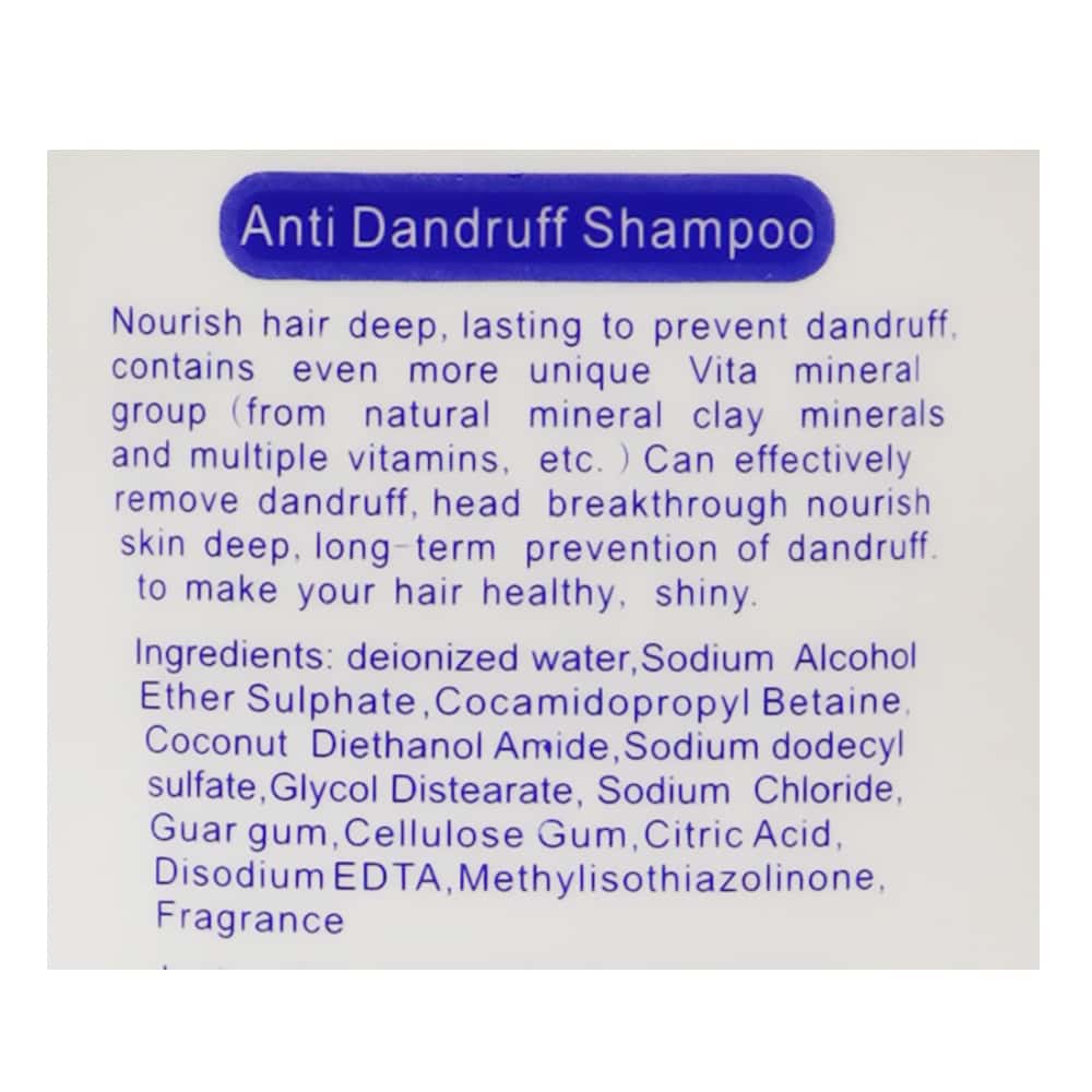 Champú anticaspa tipo océano dinámico Parya (400 ml) - Miniatura 2