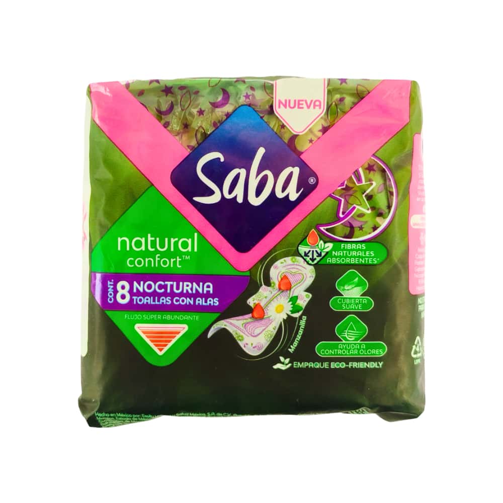 Toallas femeninas - Íntimas - nocturnas Saba (8 U) - Miniatura 7