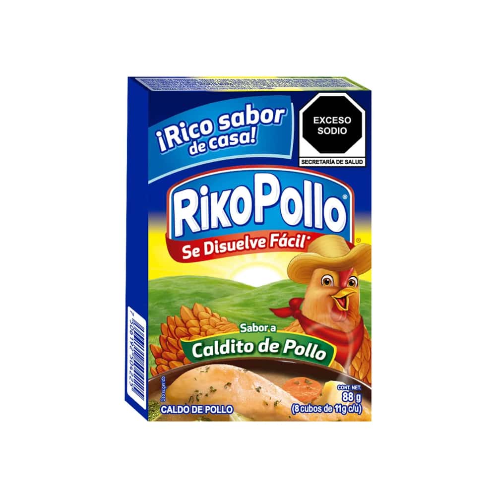 Caldo de pollo en cubos RikoPollo (8 x 11 g) - Miniatura 3