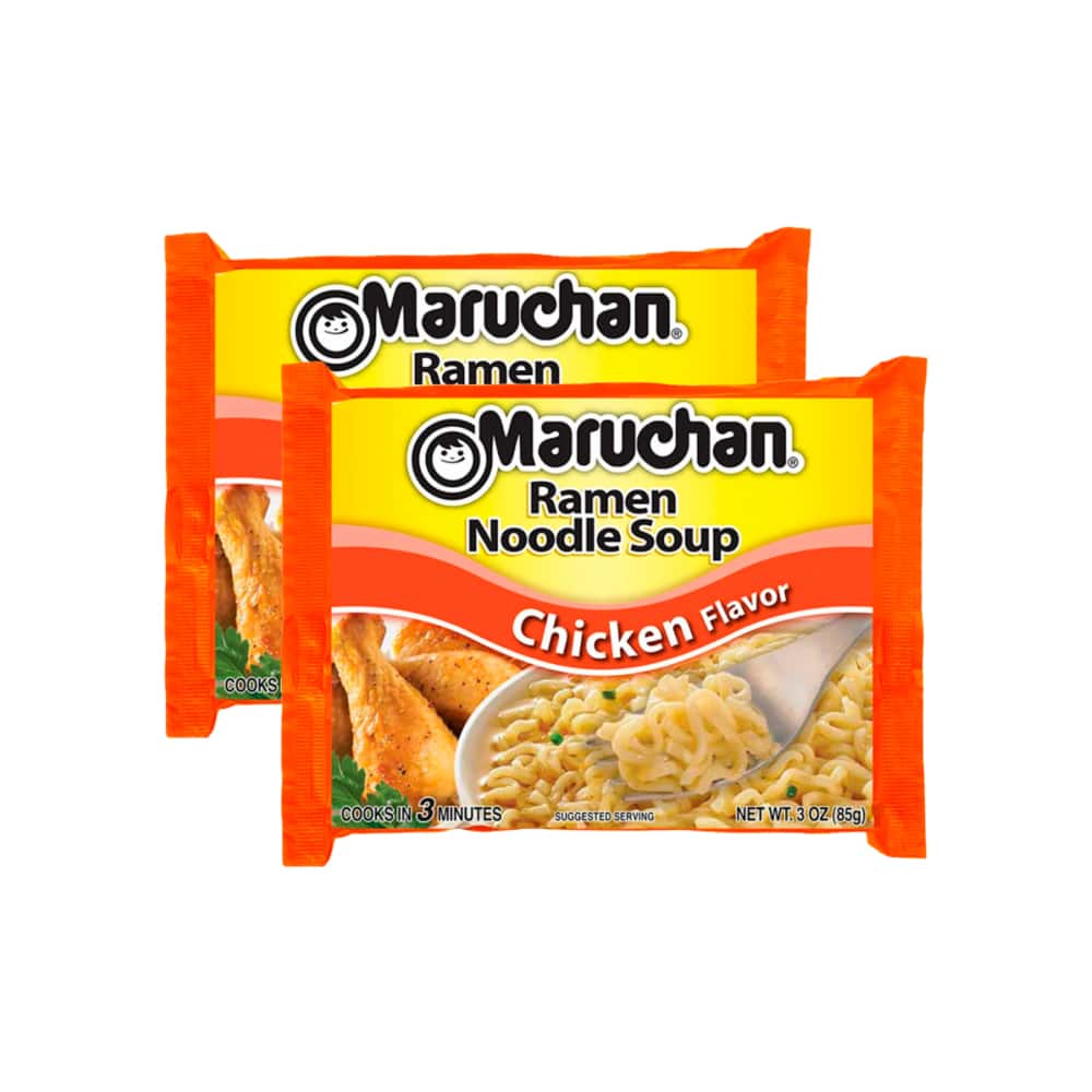 Sopa de fideos sabor a pollo Maruchan (2 x 85 g / 3 oz) - Miniatura 1