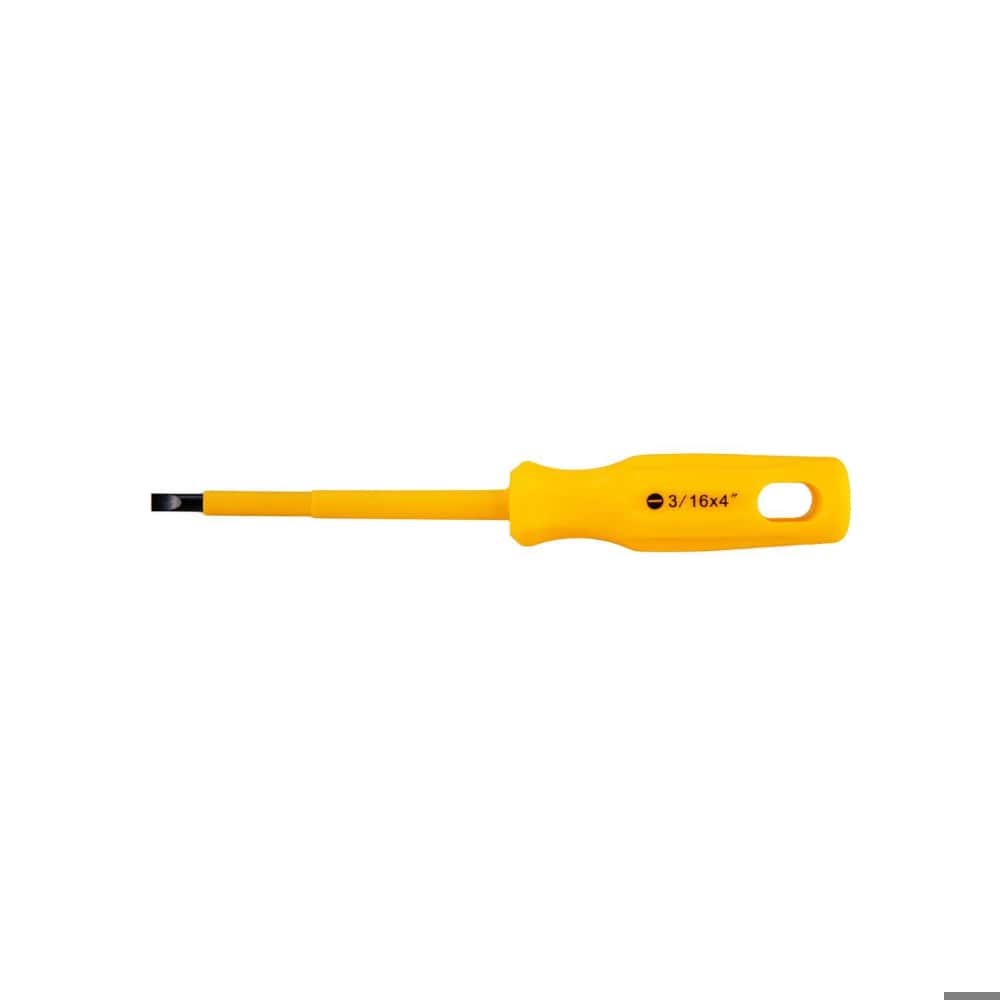 Destornillador de paleta 3/16" x 4" con varilla aislada Vonder - Miniatura 4