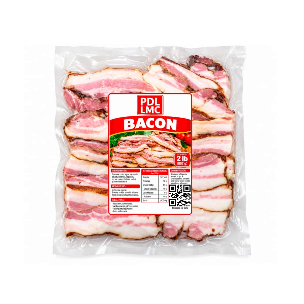 Bacon PDL LMC (907 g / 2 lb) - Miniatura 1