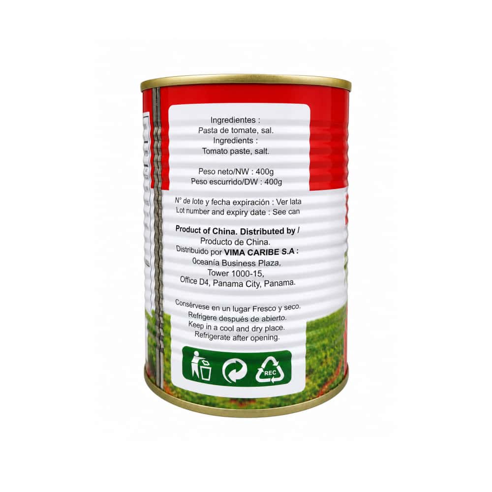 Pasta de tomate Tastys (400 g / 14 oz) - Miniatura 3