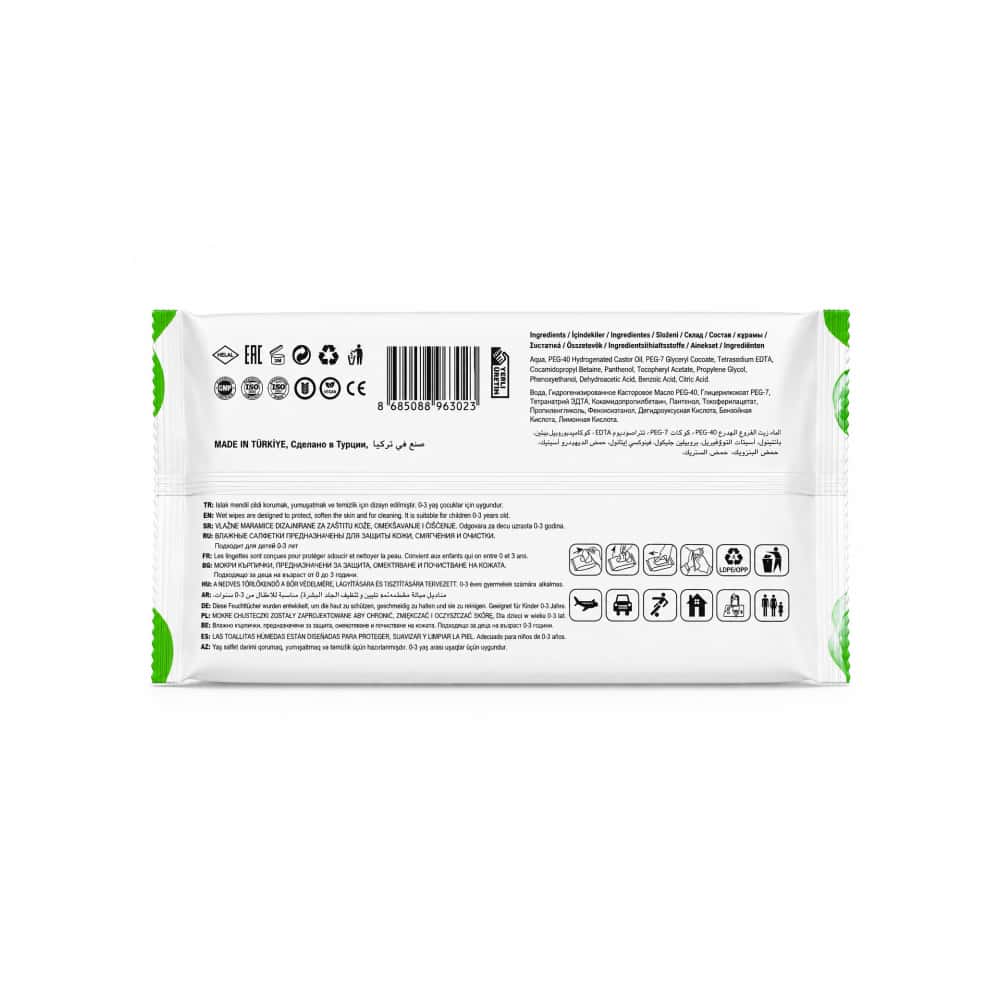 Toallitas húmedas Aloe Vera Clean ease (120 U) - Miniatura 2
