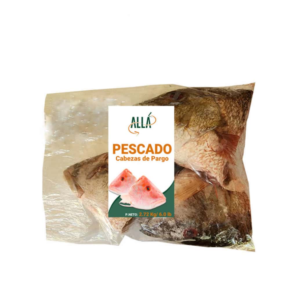Cabezas de pescado pargo ALLÁ (2.72 kg / 6 lb) - Miniatura 2