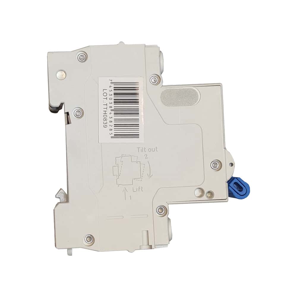 Interruptor termomagnético tipo europeo. Breaker de 16 A 2 polos Troen - Miniatura 4