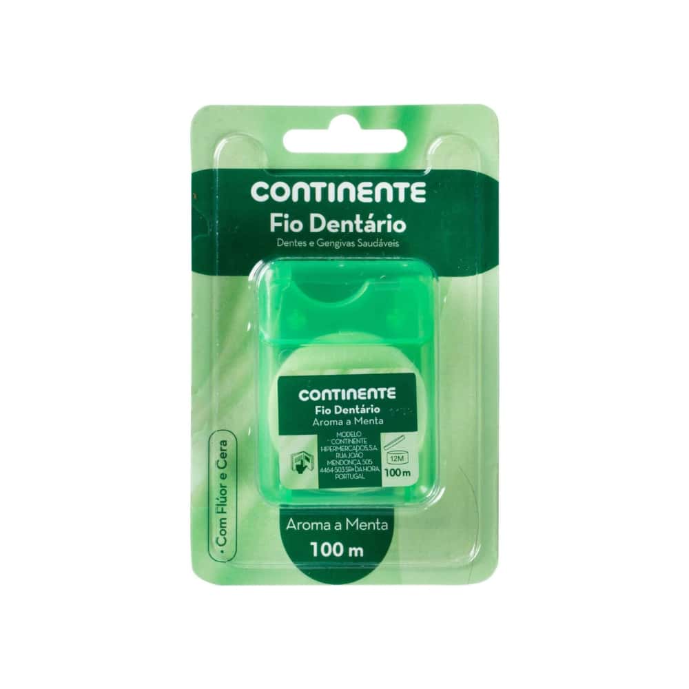Hilo dental con aroma a menta Continente (100 m) - Miniatura 1