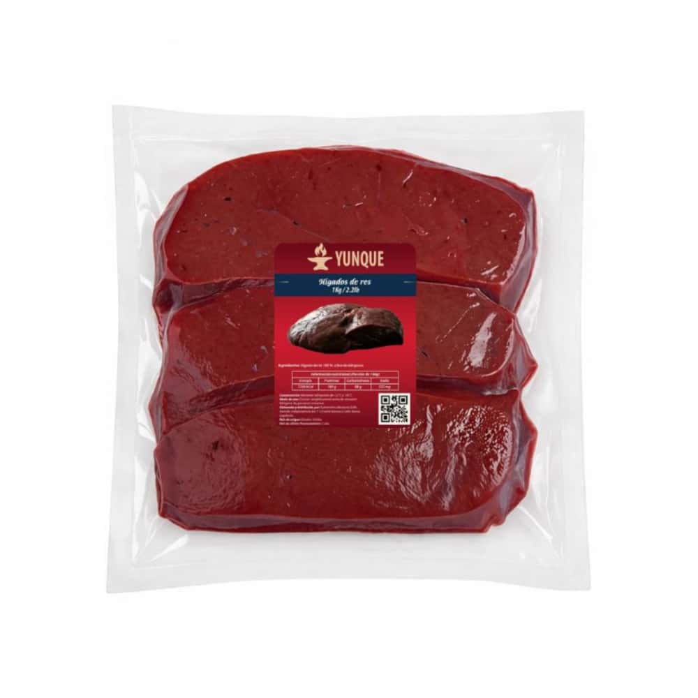 Hígado de res Yunque (1 kg / 2.2 lb) - Miniatura 1