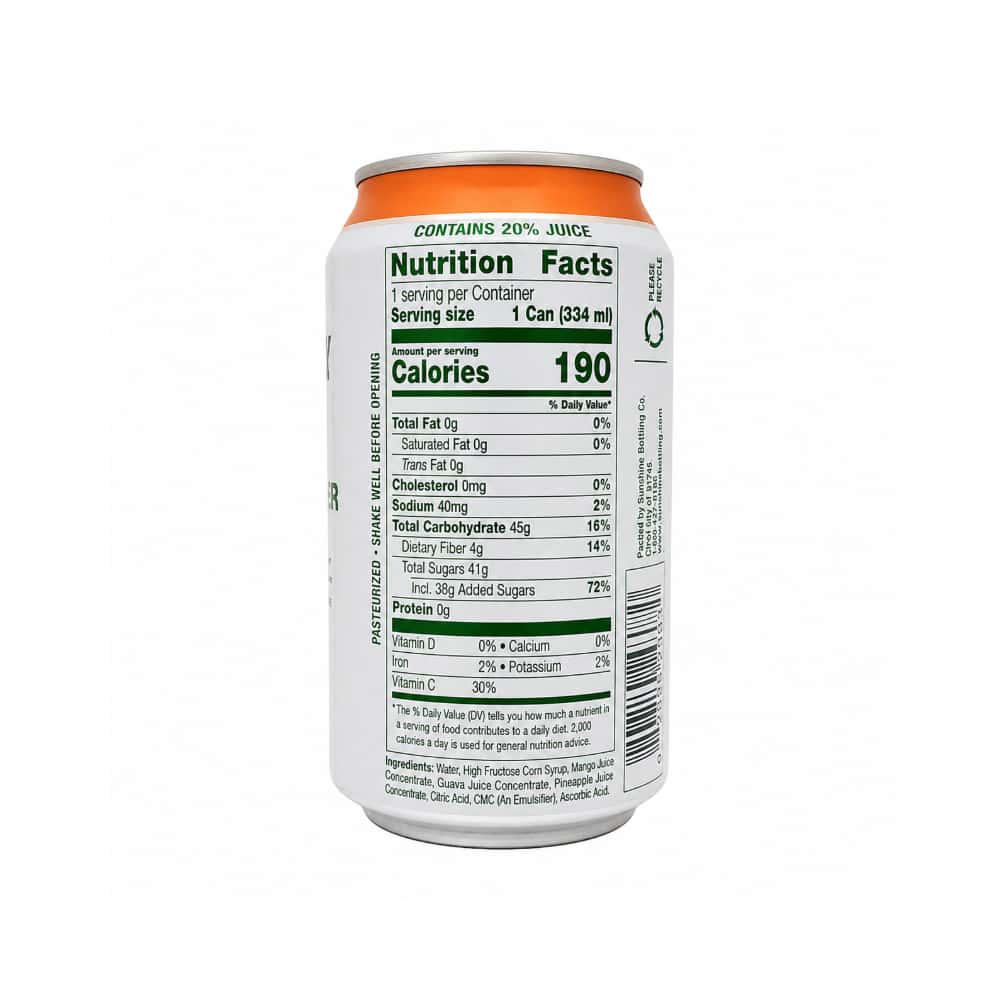Néctar de mango piña guayaba Sunchy (334 ml / 11.3 fl oz) - Miniatura 6