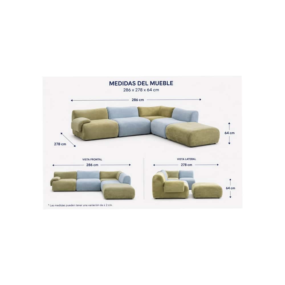 Sofá Modular Premium Elements EL-C007 - Miniatura 2