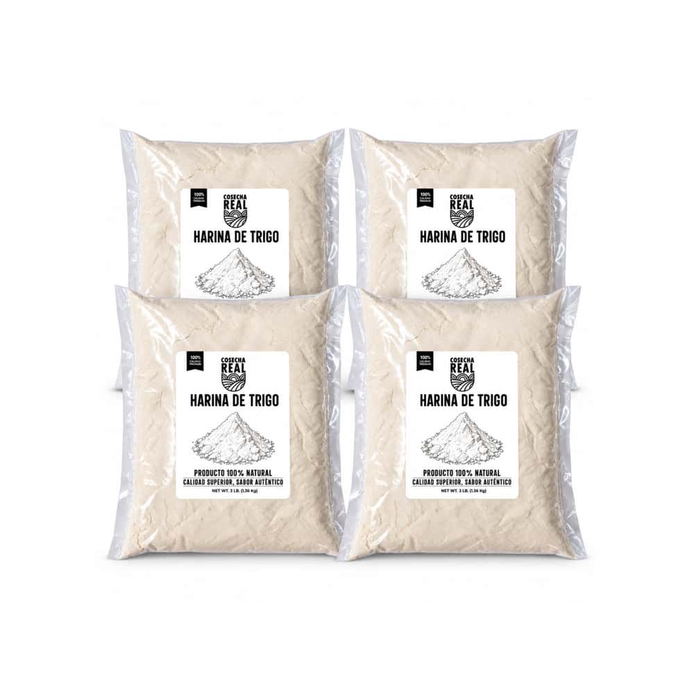 Harina de trigo Cosecha Real (4 x 1.36 kg / 3 lb) - Miniatura 1