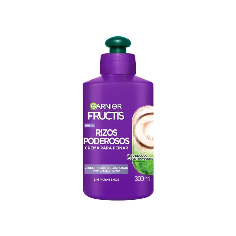 Crema para peinar Rizos Poderosos Garnier Fructis (300 ml) - Miniatura 1