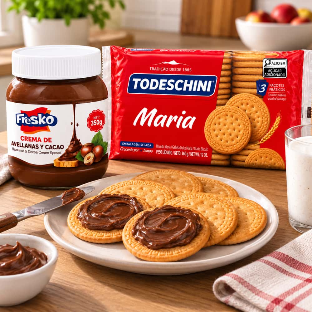 Galletas marías + nutella - Miniatura 2