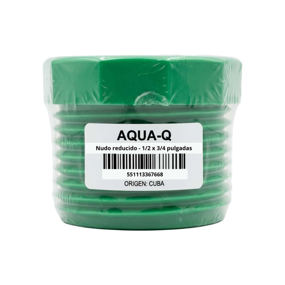 Nudo reducido - 1/2 pulgadas x 3/4 pulgadas - Aqua-Q - Miniatura 2