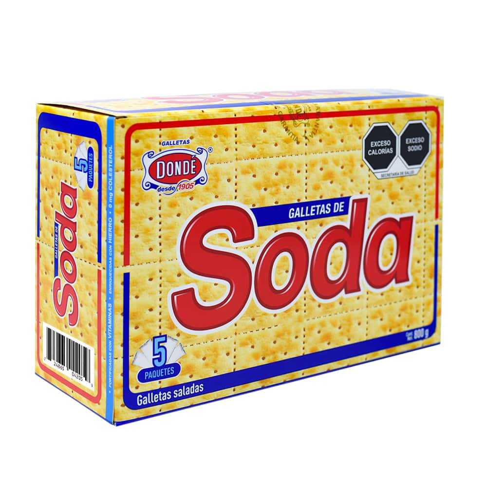 Galletas de soda Dondé (800 g / 1.76 lb) - Miniatura 3