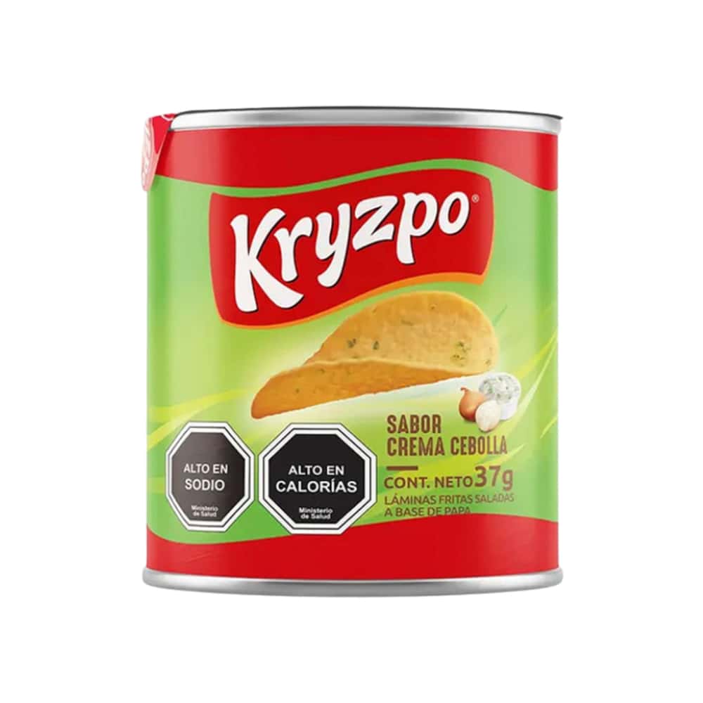 Papas fritas sabor crema cebolla Kryzpo (37 g / 1.3 oz) - Miniatura 10