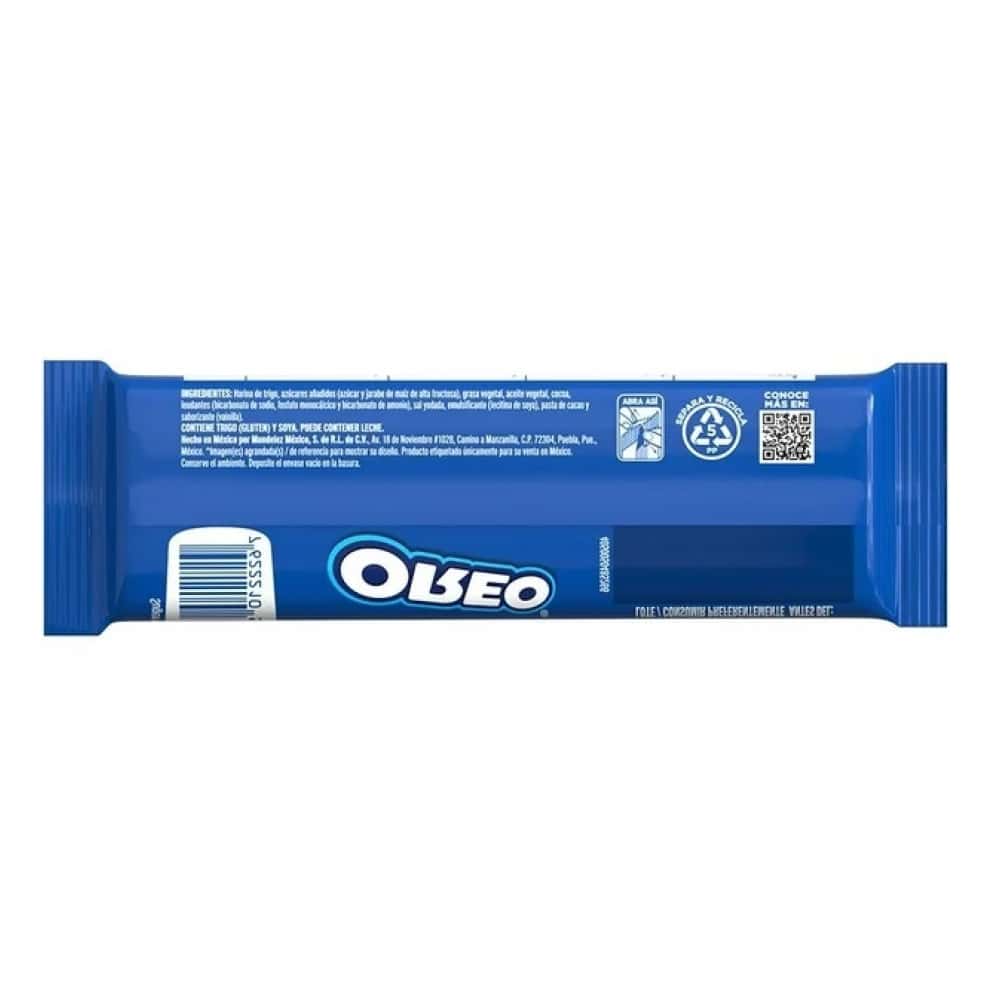 Galleta sándwich sabor a chocolate con relleno cremoso sabor a vainilla Oreo (63 g / 2.22 oz) - Miniatura 3