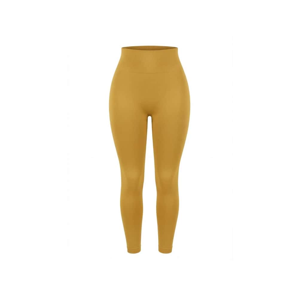 Licra larga color amarillo mostaza Alby (Talla única) - Miniatura 1