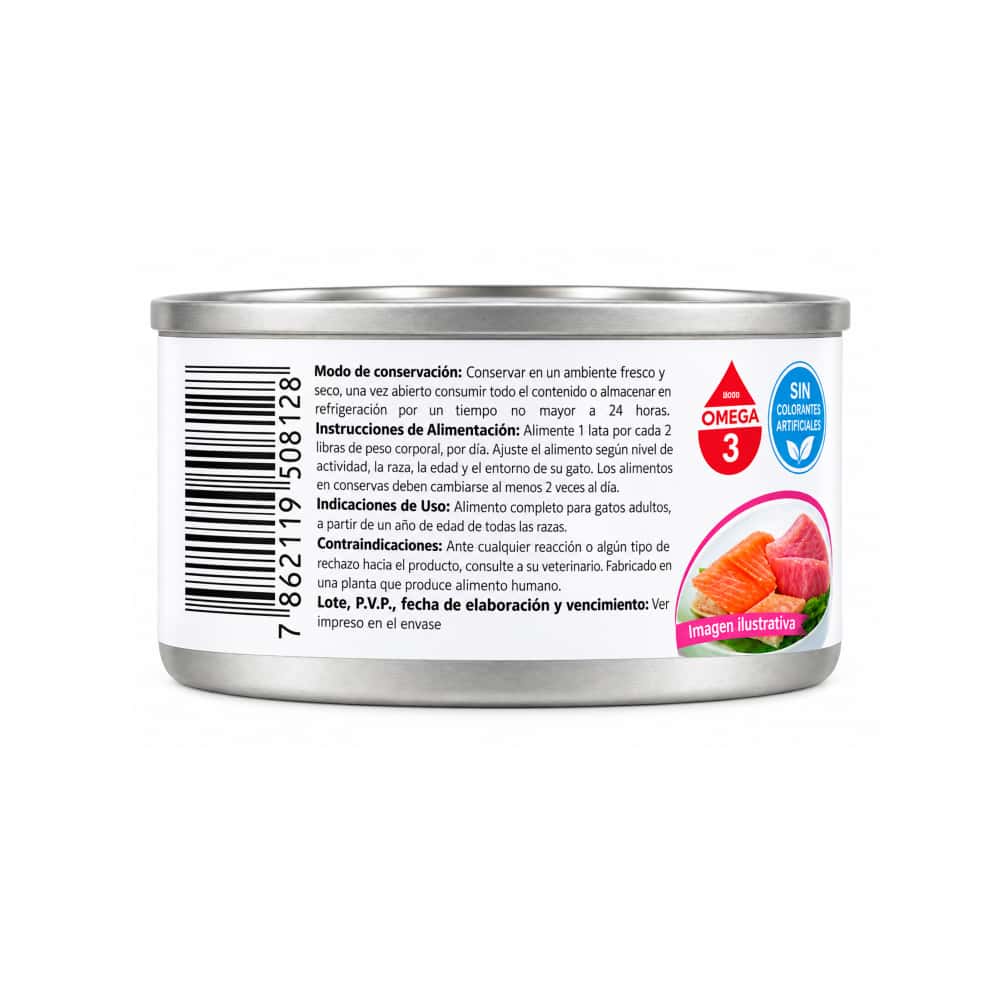 Comida húmeda para gatos sabor salmón Amalia's Nutra (85 g / 2.9 oz) - Miniatura 3