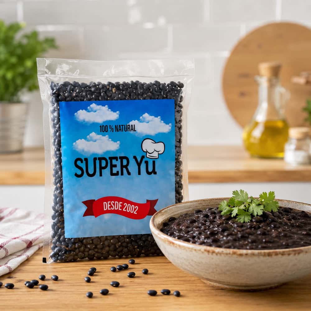 Frijoles negros Super Yu (900 g / 1.98 lb) - Miniatura 4