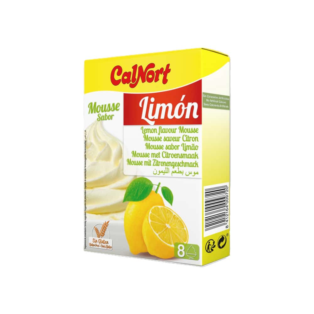 Mousse sabor limón Calnort (130 g / 4.59 oz) - Miniatura 1