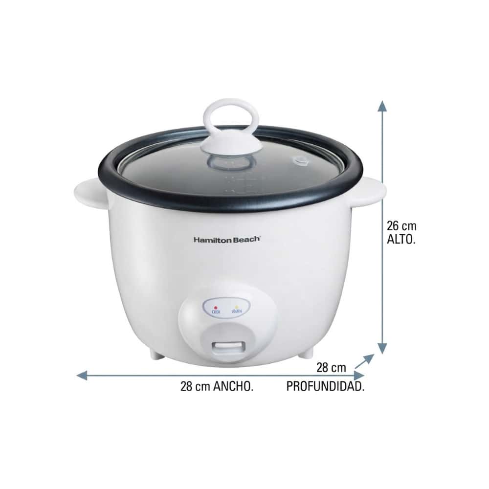 Olla arrocera y vaporera de 3.8 L Hamilton Beach 37532N - Miniatura 4