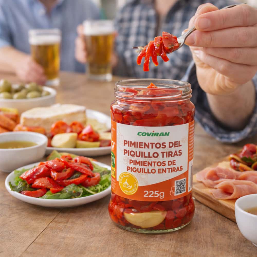 Pimientos del piquillo en tiras Coviran (290 g / 10.23 oz) - Miniatura 5