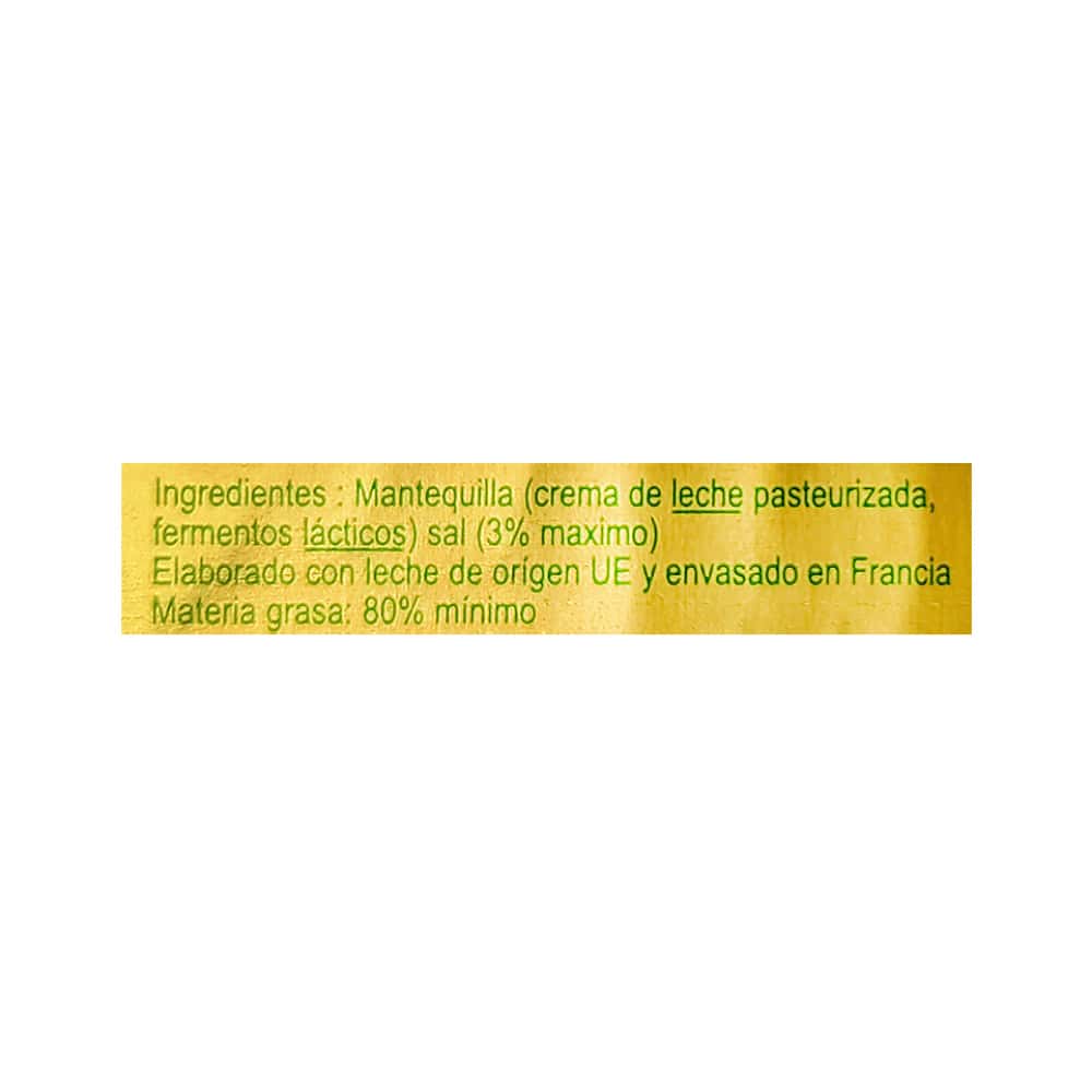 Mantequilla con sal YEYA (250 g / 8.81 oz) - Miniatura 3