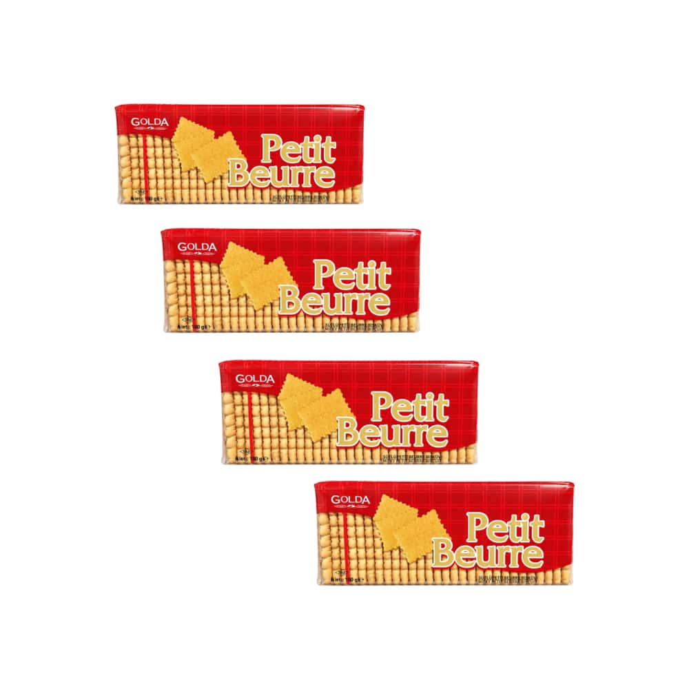Galletas lechosas Petit Beurre Golda (4 x 180 g / 6.34 oz) - Miniatura 1
