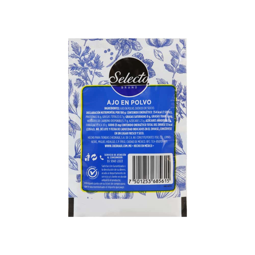 Ajo en polvo Selecto Brand (15 g) - Miniatura 2